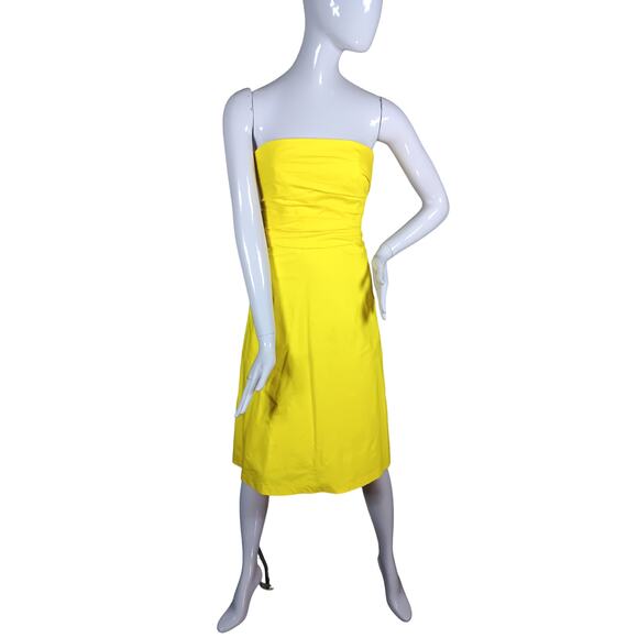 Great Jones Lemon Strapless Dress Size 2 Fully Lined Zipper on Back - Picture 3 of 10